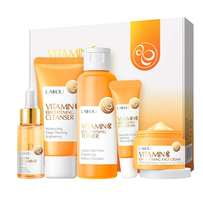 5pcs Vitamin C skin care face set.