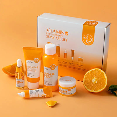 5pcs Vitamin C skin care face set.