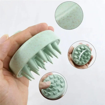 Silicone scalp massager