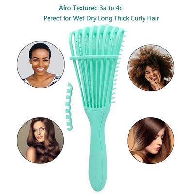 Hair detangling brush