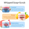 Whipped body cleanser/scrub