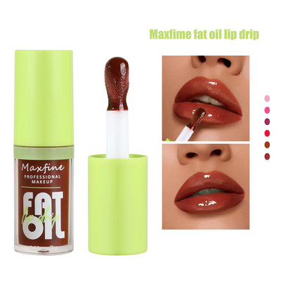 Tinted lip oil