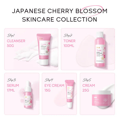 5pcs Sakura facial skin care set