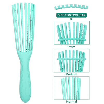 Hair detangling brush